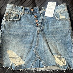 Women’s blue jean skirt
